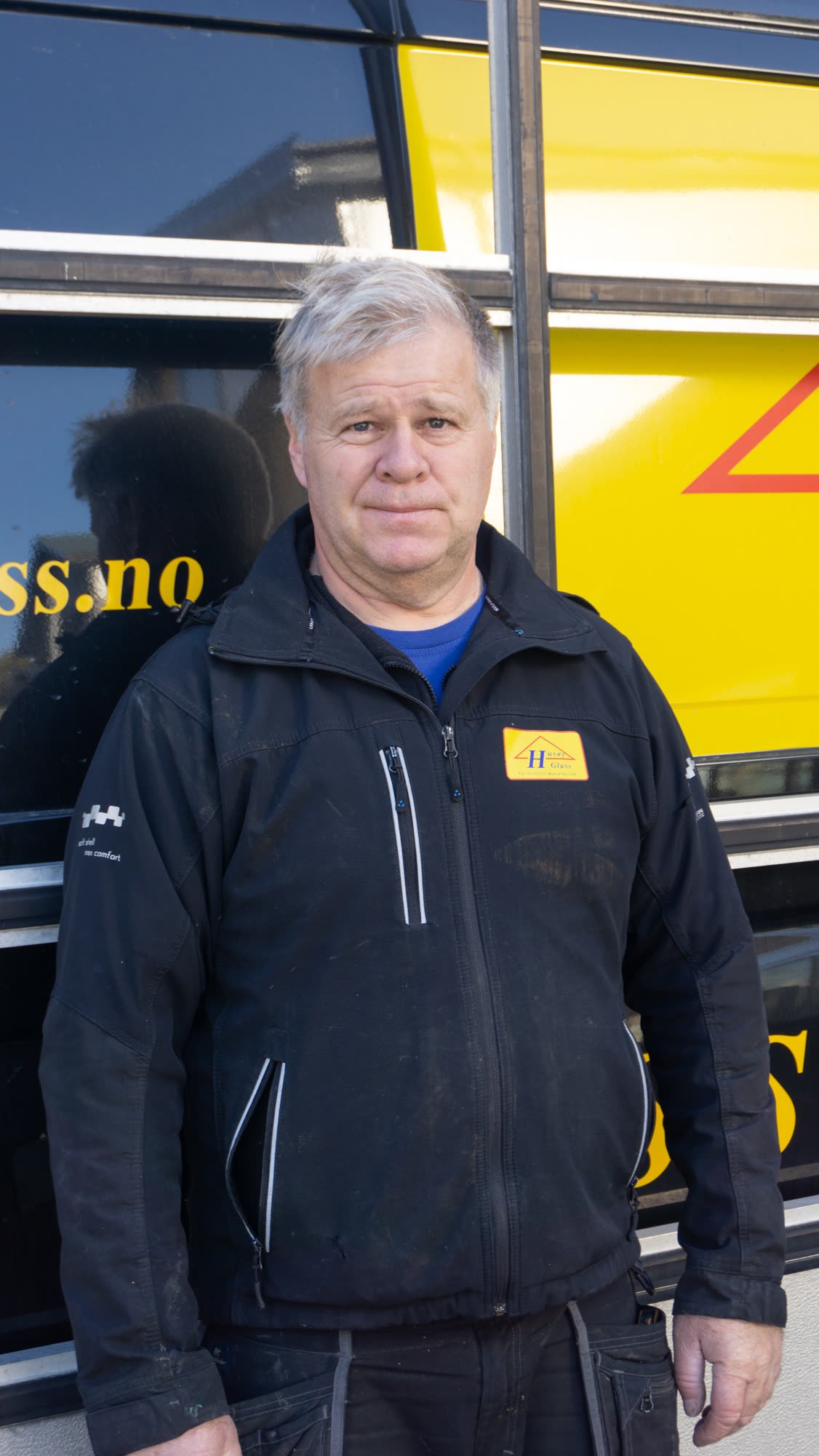 Portrett av en av brødrene i arbeidsklær